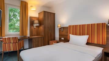 Classic-Einzelzimmer, 1 Einzelbett | Schreibtisch, laptopgeeigneter Arbeitsplatz, Verdunkelungsvorhänge