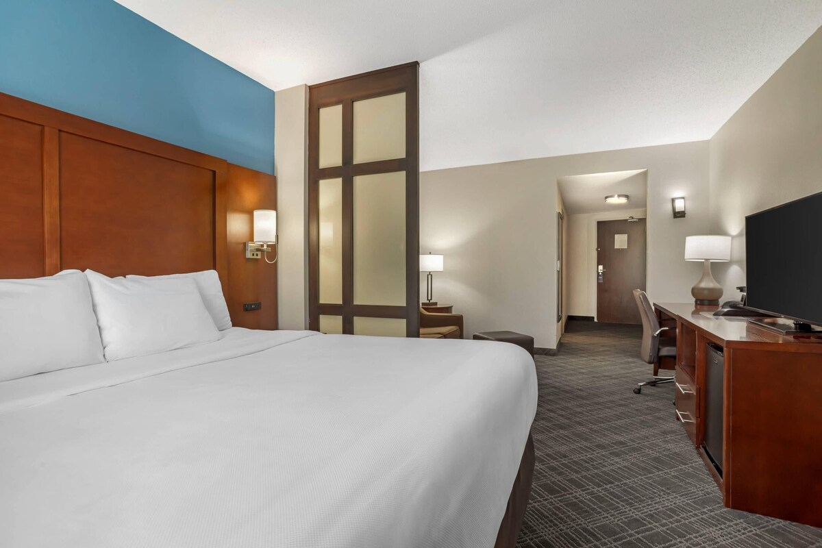 Suite, 1 King Bed with Sofa bed, Non Smoking | Pillow-top beds, in-room safe, desk, laptop workspace