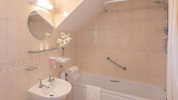 Free toiletries, hair dryer