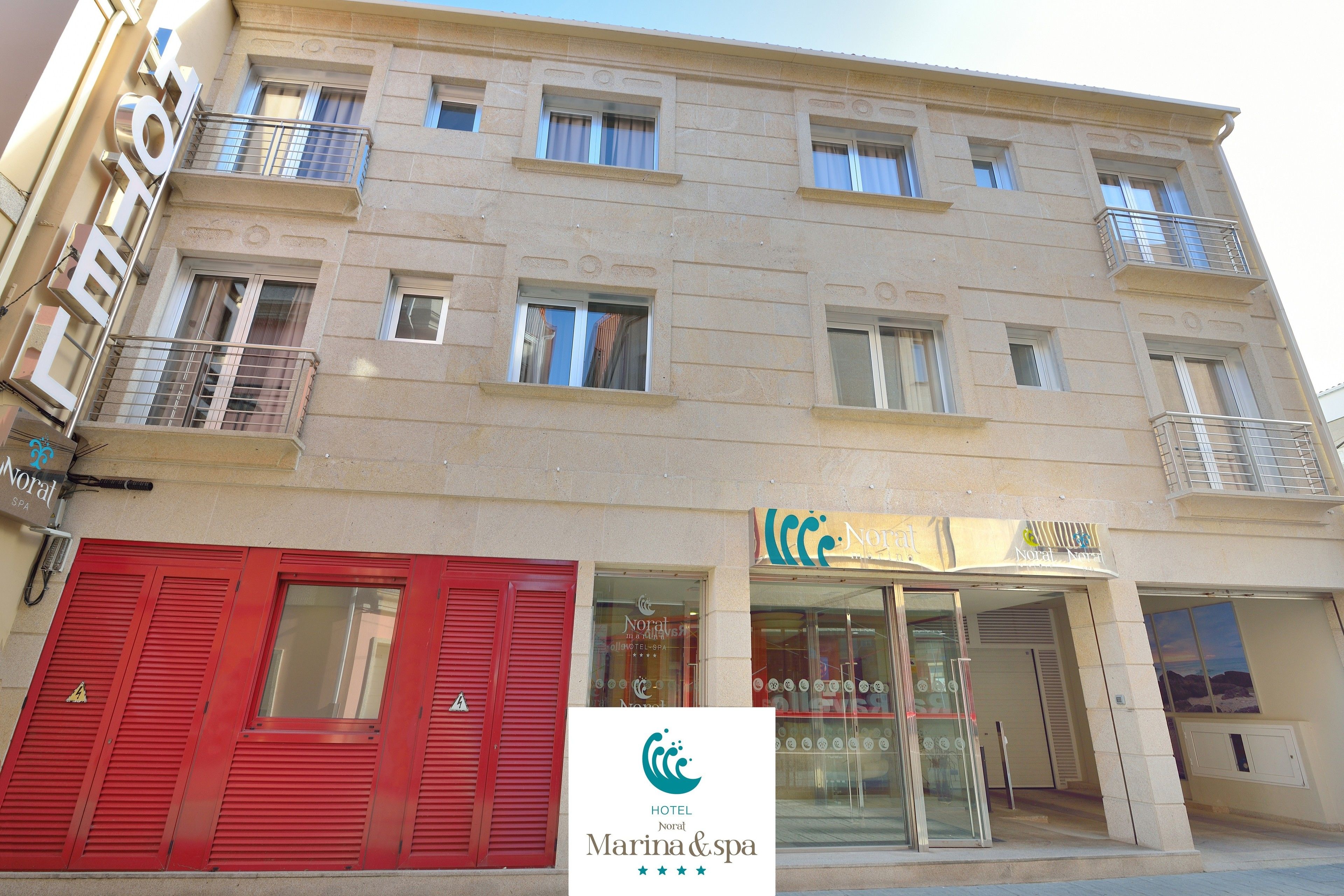 Voorkant van accommodatie