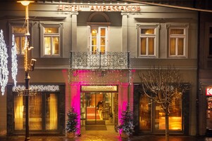 Front of property - evening/night