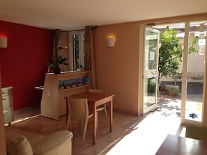 Sitteområde i lobbyen