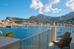 Junior-Suite, Balkon, Meerblick | Terrasse/Patio