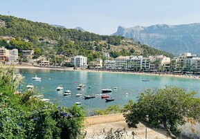 Quarto casal luxo, acessível para pessoas com deficiência física, vista para o mar | Vista para praia/oceano