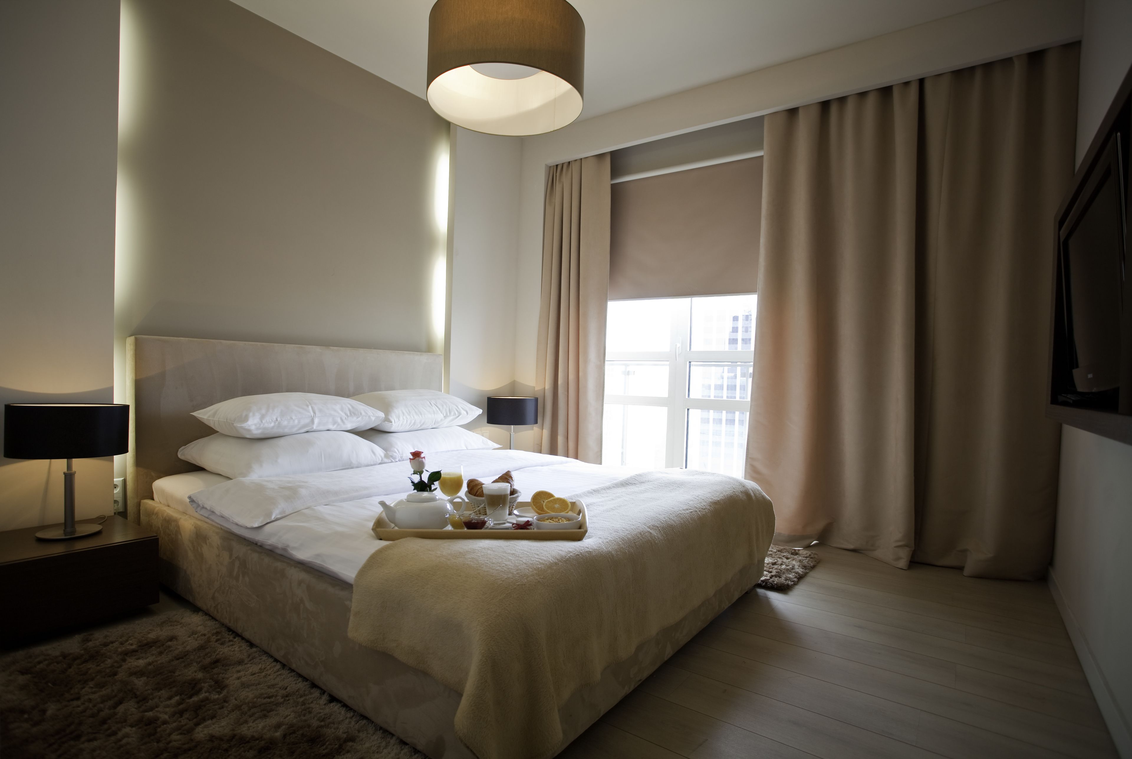 Luxury Family Apartment, 2 Bedrooms | Premium bedding, in-room safe, blackout drapes, iron/ironing board