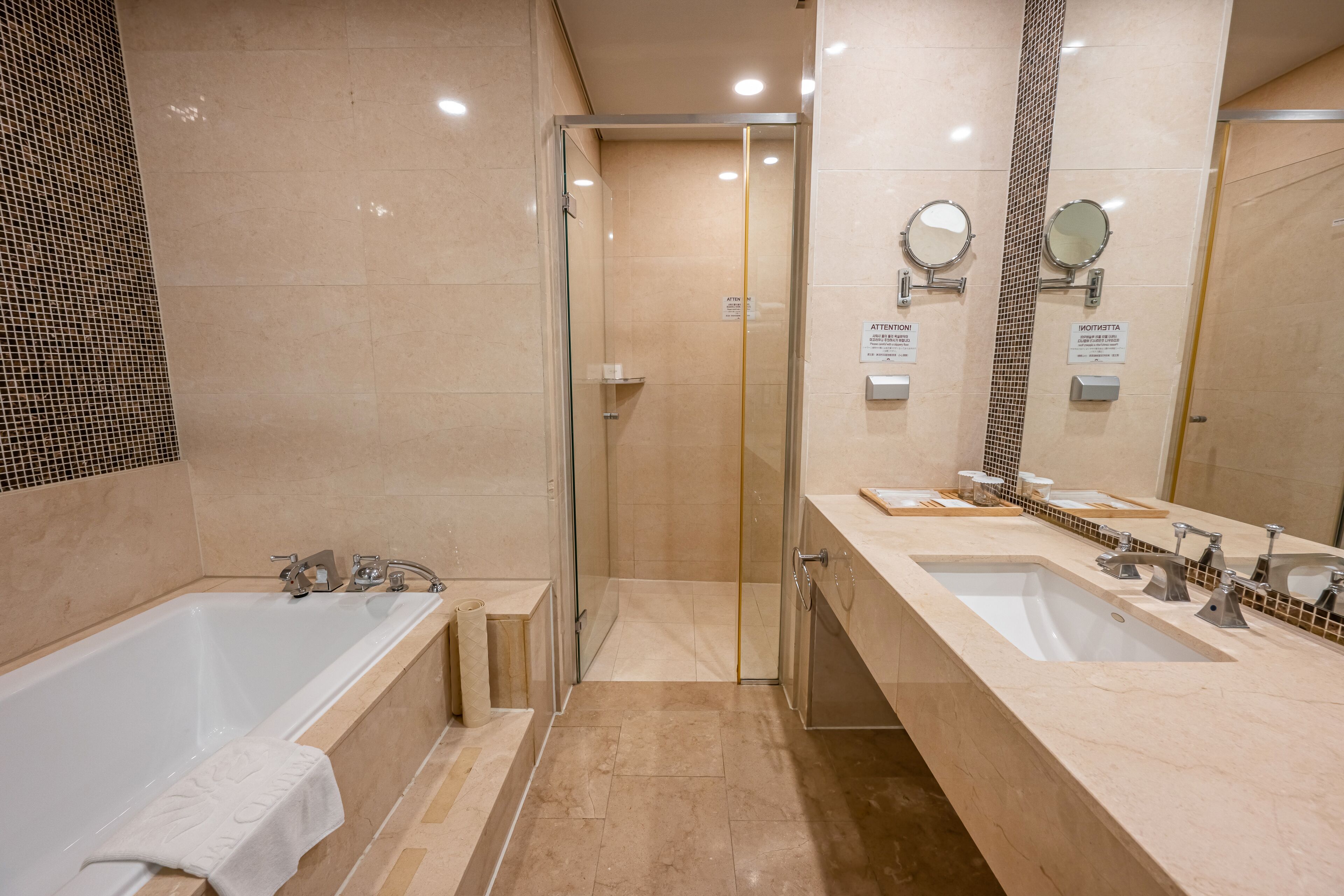 family suite (self-catering) | bathroom | hair dryer, bathrobes, slippers, towels
