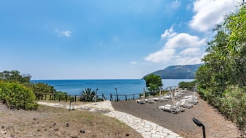 Private beach, fishing
