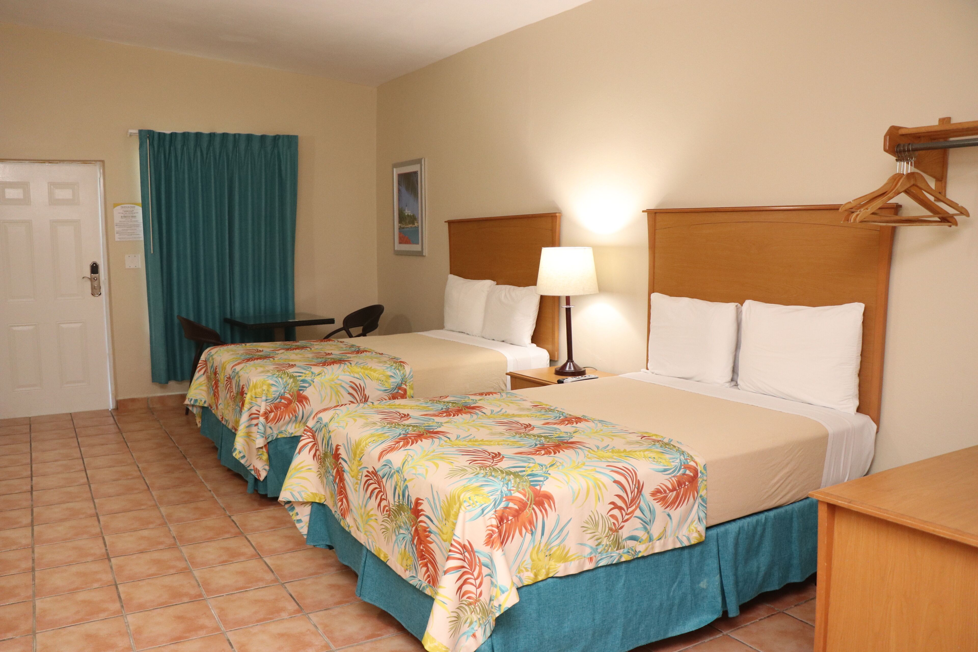 Standard Room, 2 Double Beds | In-room safe, iron/ironing board, bed sheets