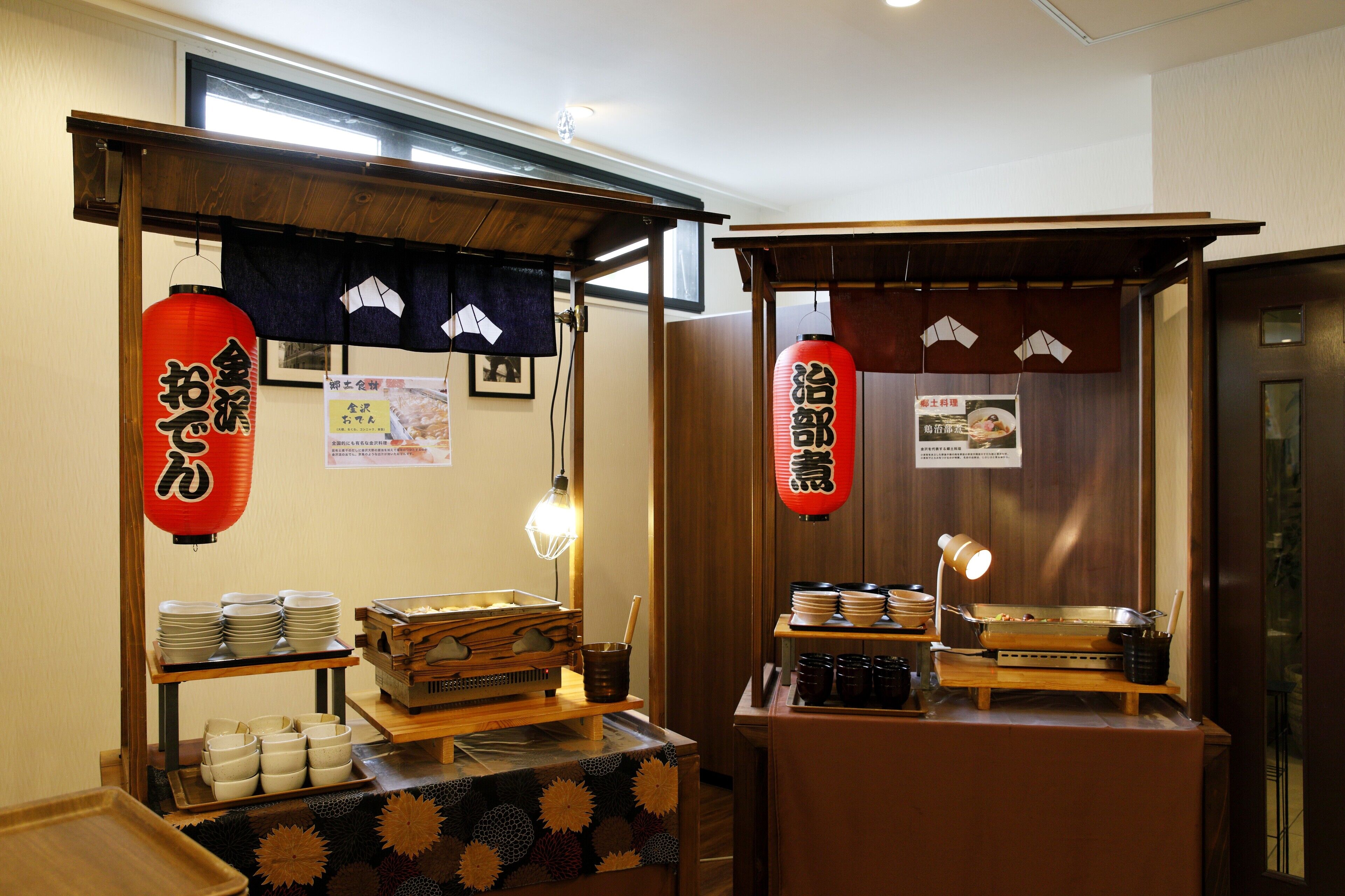 daily buffet breakfast (jpy 1900 per person)