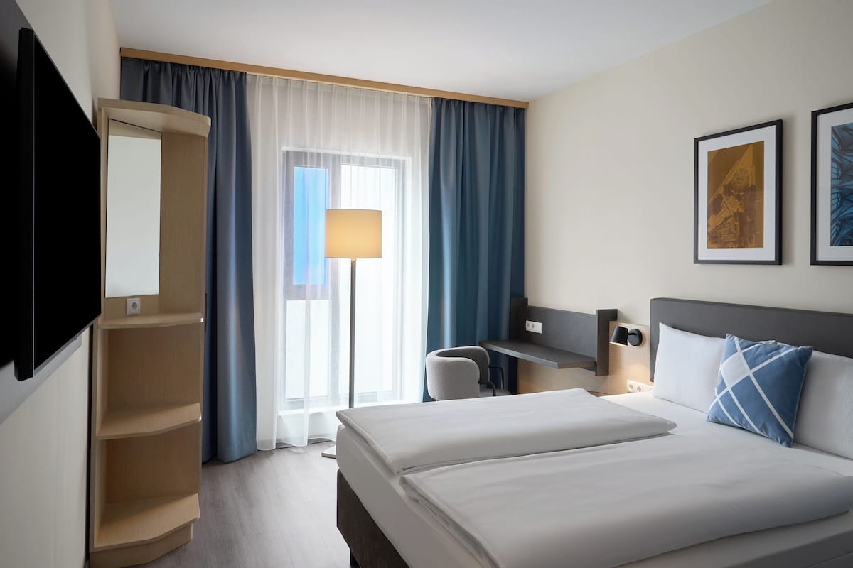 Standardzimmer, 2Â Einzelbetten, Blick auf den Innenhof