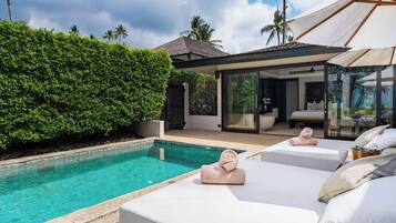 Villa, 2 chambres, en front de plage (Ultimate, Pool) | Terrasse/Patio