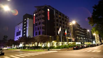 Façade de l’hébergement - soirée/nuit