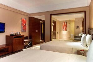 Literie de qualité supérieure, couette en duvet d'oie, minibar