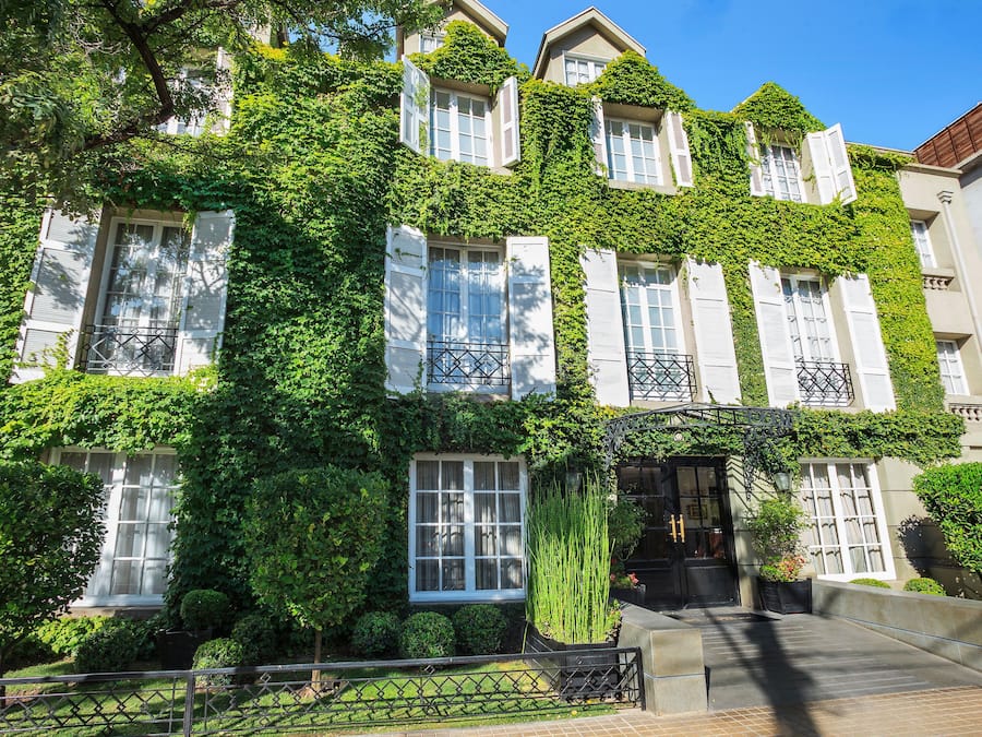 Voorkant van accommodatie