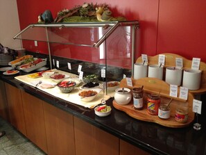 Daily buffet breakfast (CHF 27.00 per person)