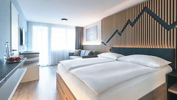 Ropa de cama hipoalergénica, sistema de insonorización y wifi gratis