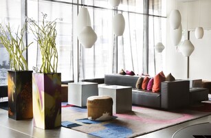 Zona de estar del vestíbulo