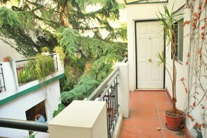 Superior dubbelrum - utsikt mot trädgården | Balkong