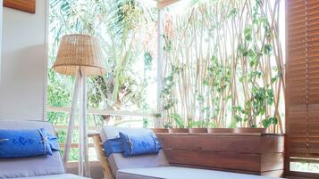 Phòng Suite Premium, bồn tắm nước nóng | Hiên