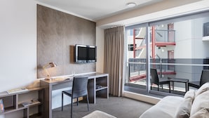 Standard Apartment, 1 Bedroom | Living area | 32-inch LCD TV with cable channels, TV - Nesuto Celestion (Auckland)