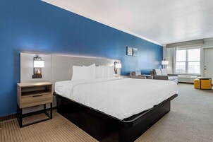 Premium bedding, down duvets, pillow-top beds, in-room safe