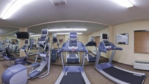 A gym with treadmills, elliptical machines, and a stationary bike. - Candlewood Suites Ft Stockton by IHG (Fort Stockton)