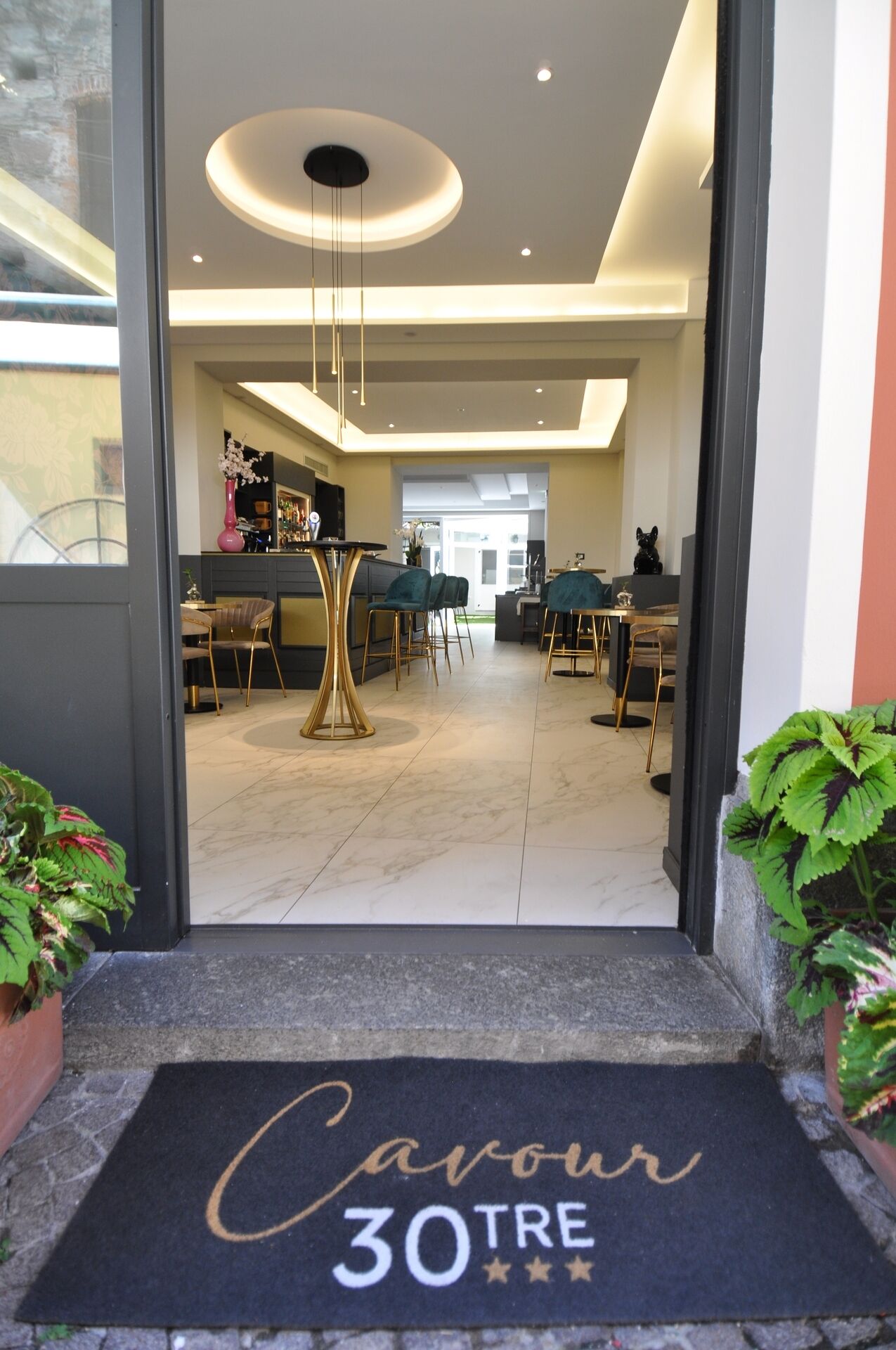 Entrée de l’hébergement