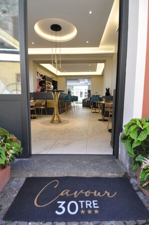 Entrée de l’hébergement