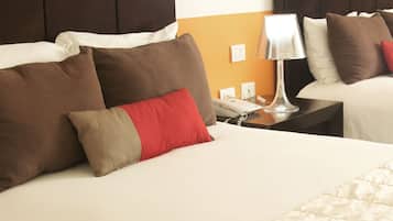 Junior Suite, 2 Double Beds | In-room safe, blackout drapes, iron/ironing board