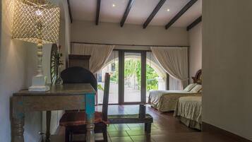 1 bedroom, premium bedding, down duvets, Tempur-Pedic beds