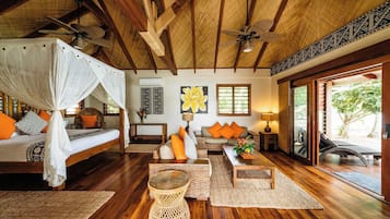 Deluxe Honeymoon Pool Villa | In-room safe, iron/ironing board, free WiFi, bed sheets