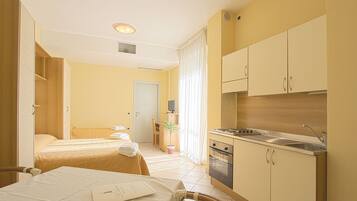 Desk, cots/infant beds, rollaway beds, free WiFi
