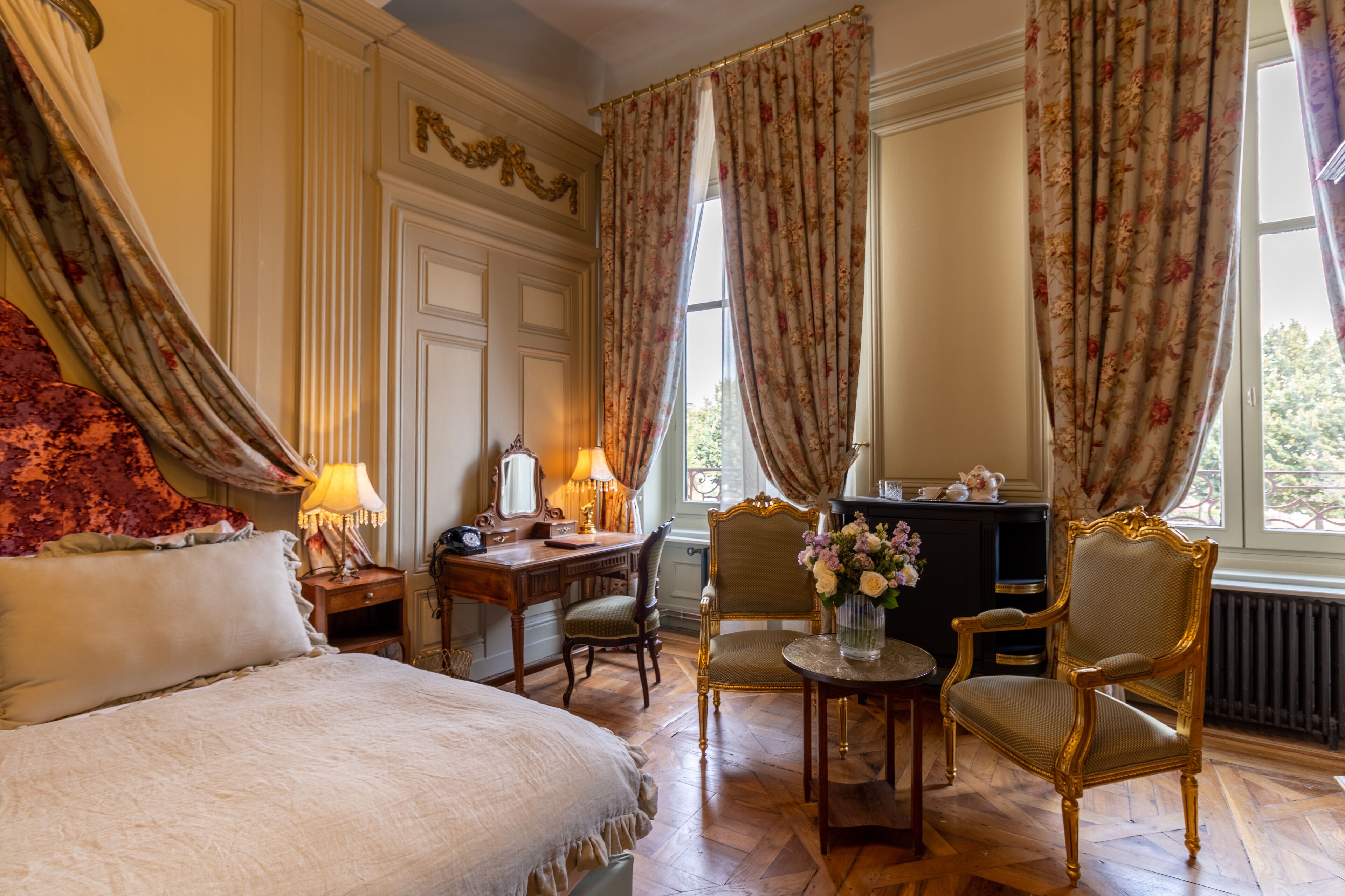 prestigieuse double room | living area