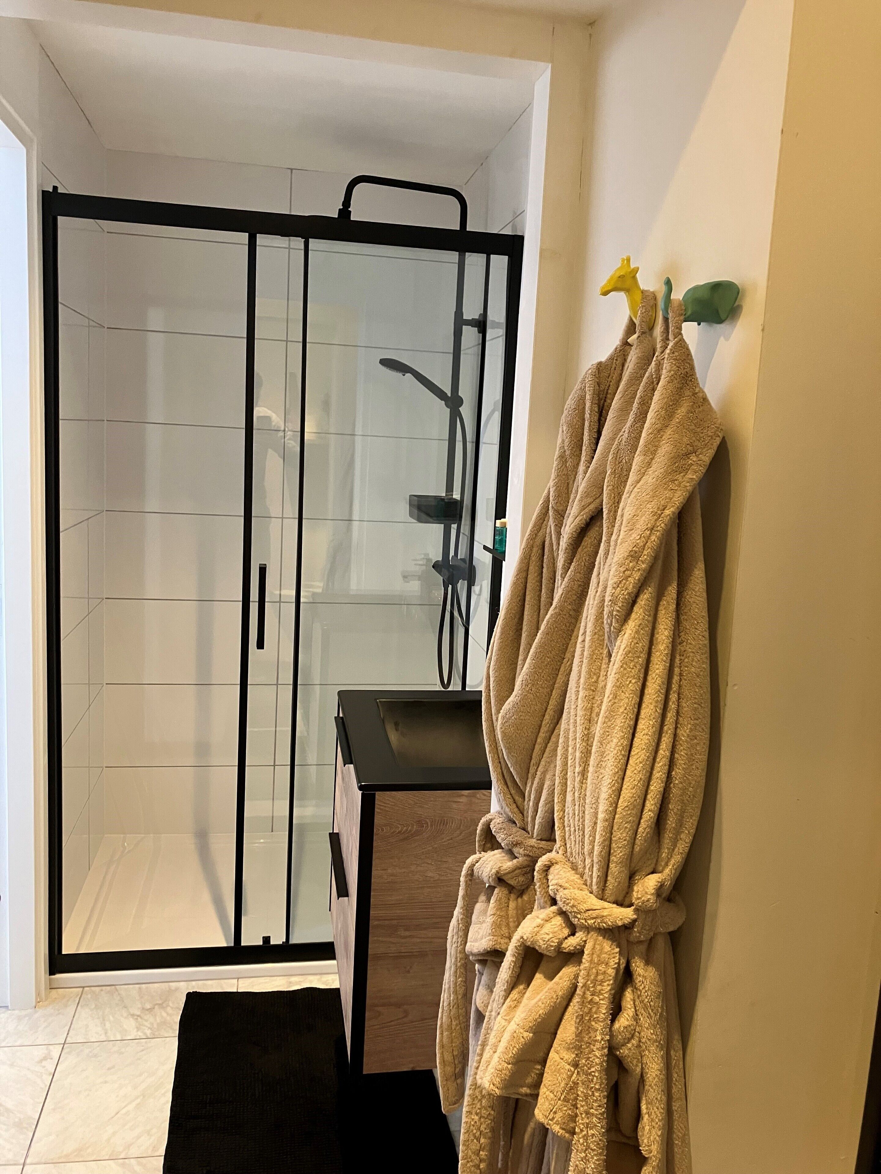 junior suite | bathroom | designer toiletries, hair dryer, towels, soap