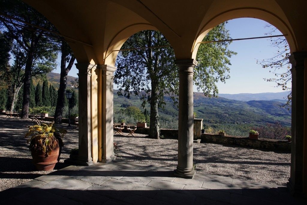 Blick von der Unterkunft