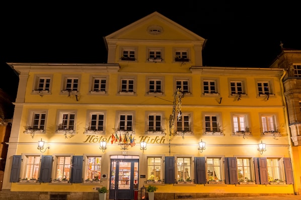 Front of property – evening/night