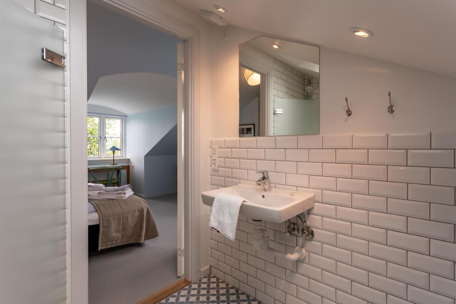 double room, private bathroom, sea view | bathroom | eco-friendly toiletries, hair dryer, slippers, towels