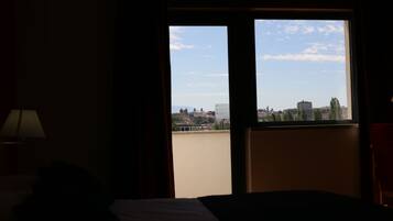 Vue depuis lâhĂ©bergement