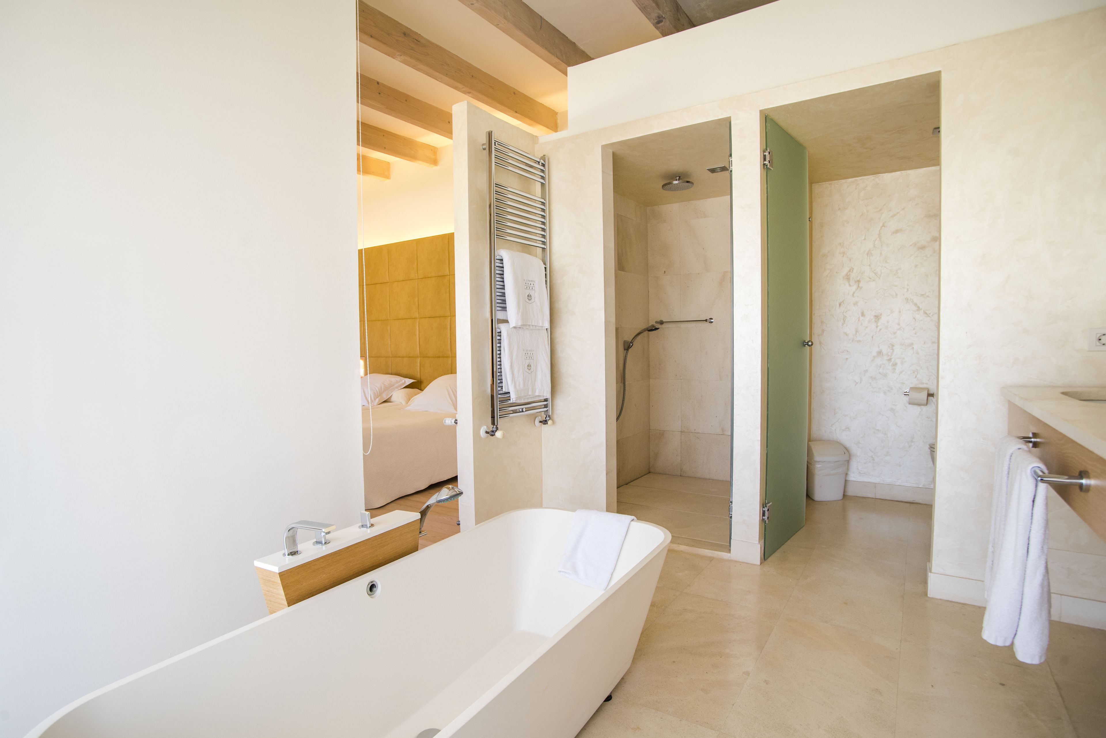 free toiletries, hair dryer, bathrobes, slippers