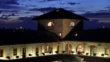 Front of property – evening/night