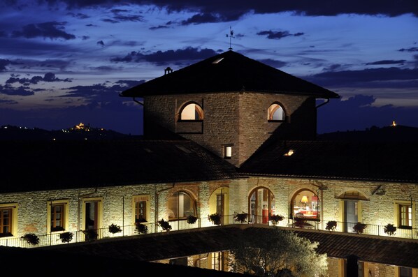 Front of property – evening/night