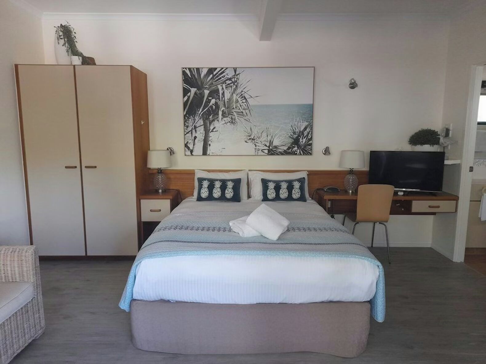 Premium bedding, individually decorated, individually furnished