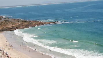 Vlak bij het strand