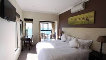 Quarto casal ou duplo superluxo (Mafunyane) | Roupas de cama premium, edredons de pluma, camas Select Comfort