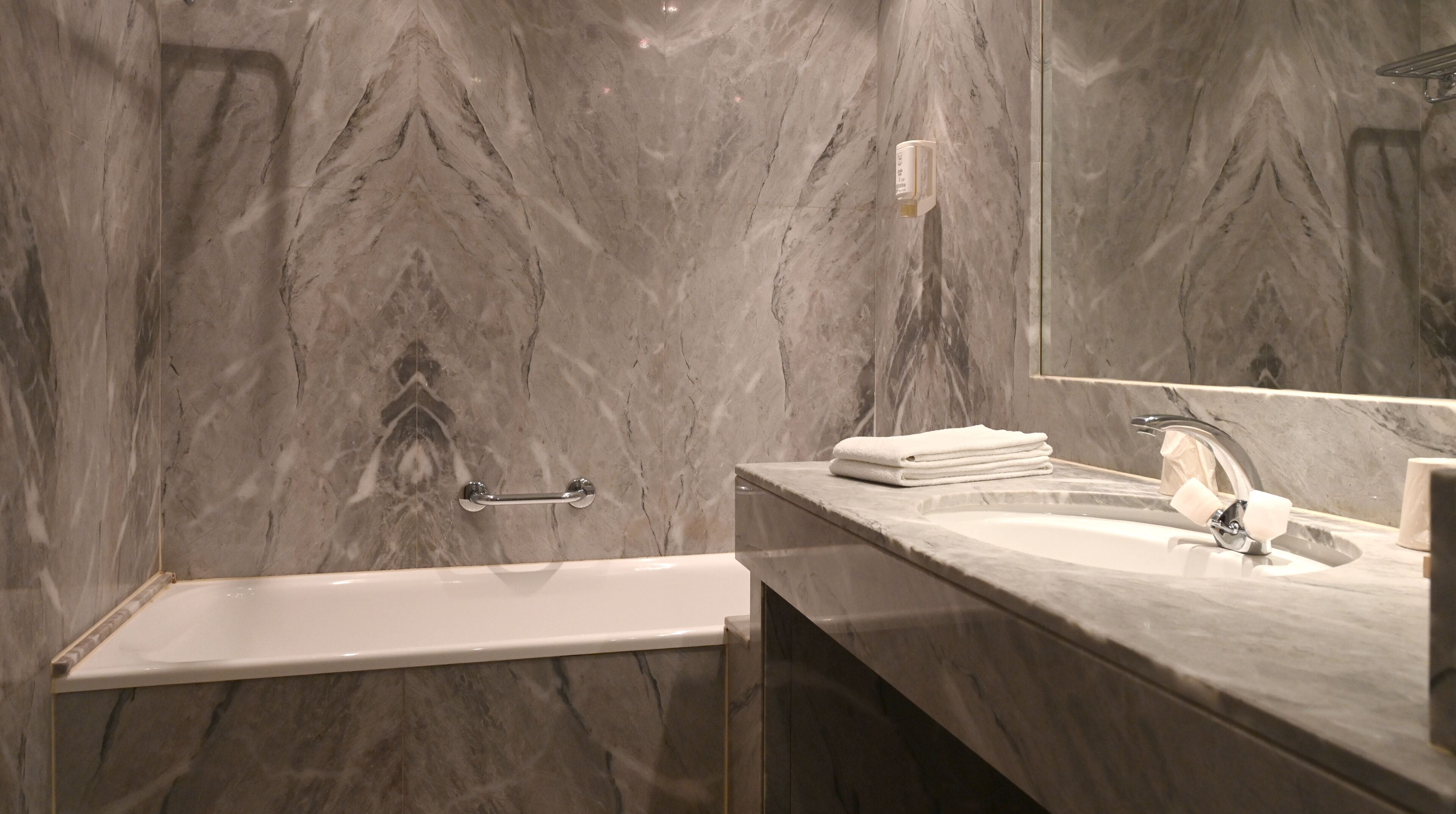 free toiletries, hair dryer, bathrobes, slippers