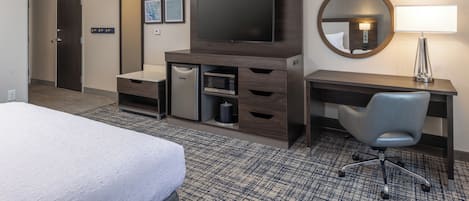 Blackout drapes, iron/ironing board, free WiFi, bed sheets