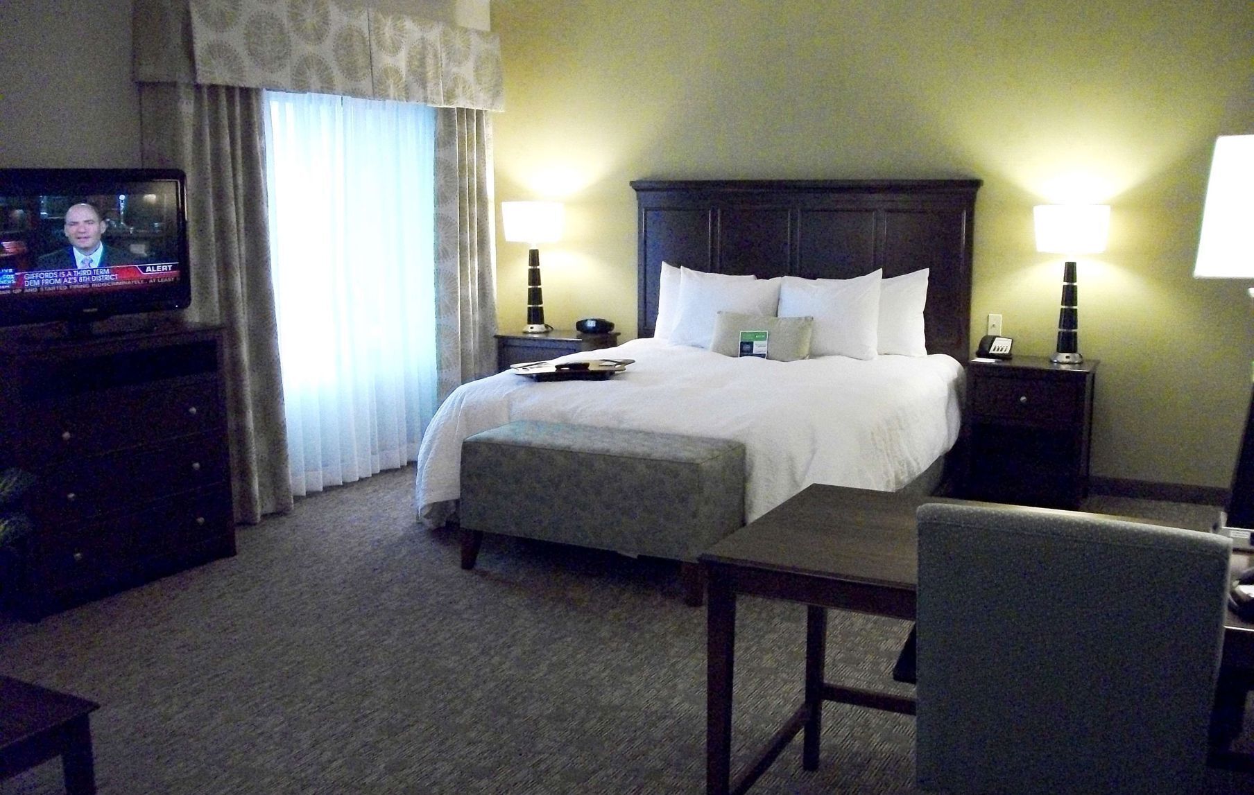 Blackout drapes, iron/ironing board, free WiFi, bed sheets