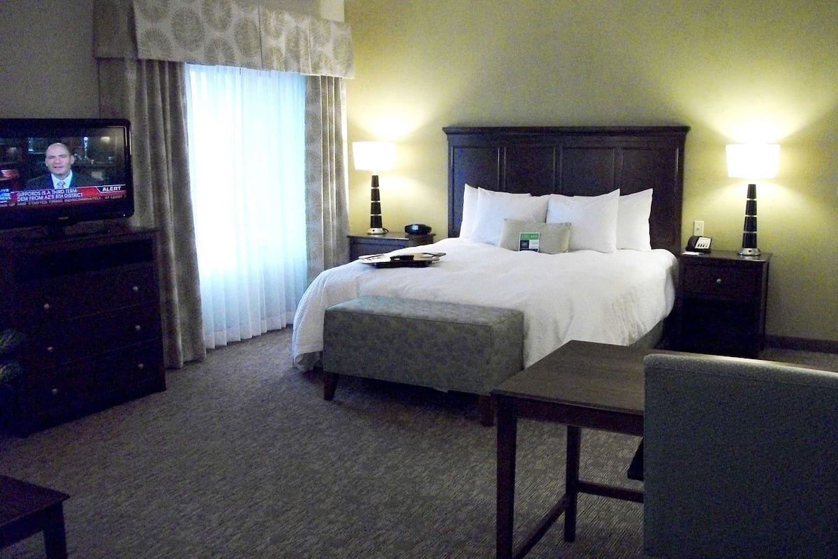 Blackout curtains, iron/ironing board, free WiFi, bed sheets