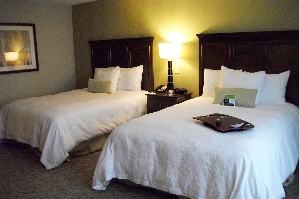 Blackout curtains, iron/ironing board, free WiFi, bed sheets