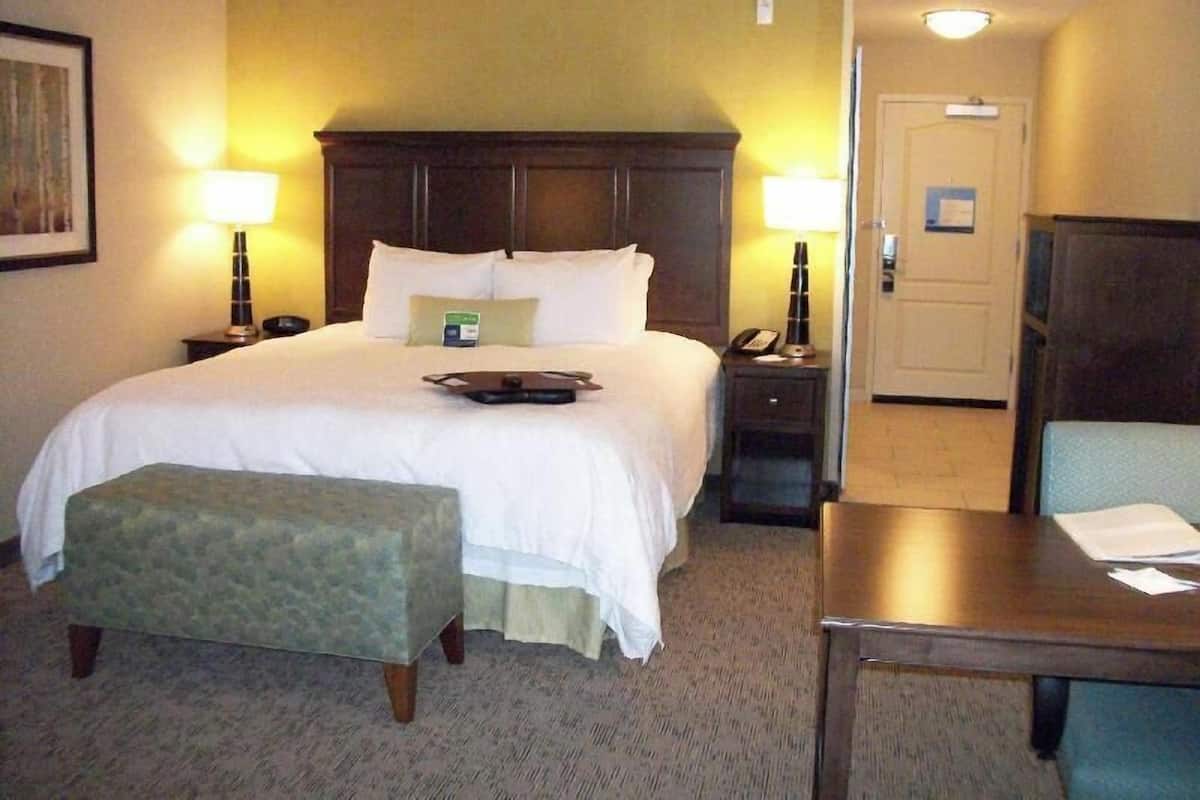 Blackout curtains, iron/ironing board, free WiFi, bed sheets